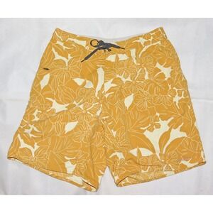Patagonia Mens Nylon All Over Floral Print Board Shorts Swim Surf Trunks Size 35